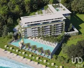 NEX-270179 - Departamento en Venta, con 1 recamara, con 2 baños, con 62 m2 de construcción en Cruz de Huanacaxtle, CP 63734, Nayarit.