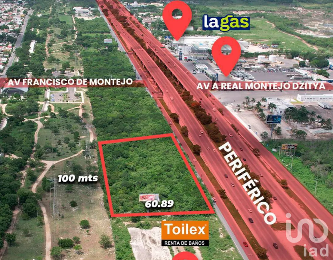 Terreno en Renta en Francisco de Montejo, Mérida, Yucatán | NEX-226837 | iad México | Foto 1 de 3