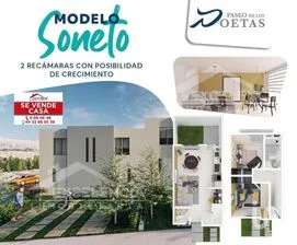 NEX-226969 - Casa en Venta, con 2 recamaras, con 1 baño, con 64 m2 de construcción en Galaxia Tarímbaro I, CP 58880, Michoacán.