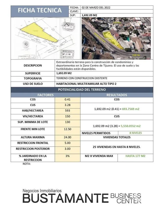 Terreno en Venta en Altamira, Tijuana, Baja California | NEX-227933 | iad México | Foto 12 de 12