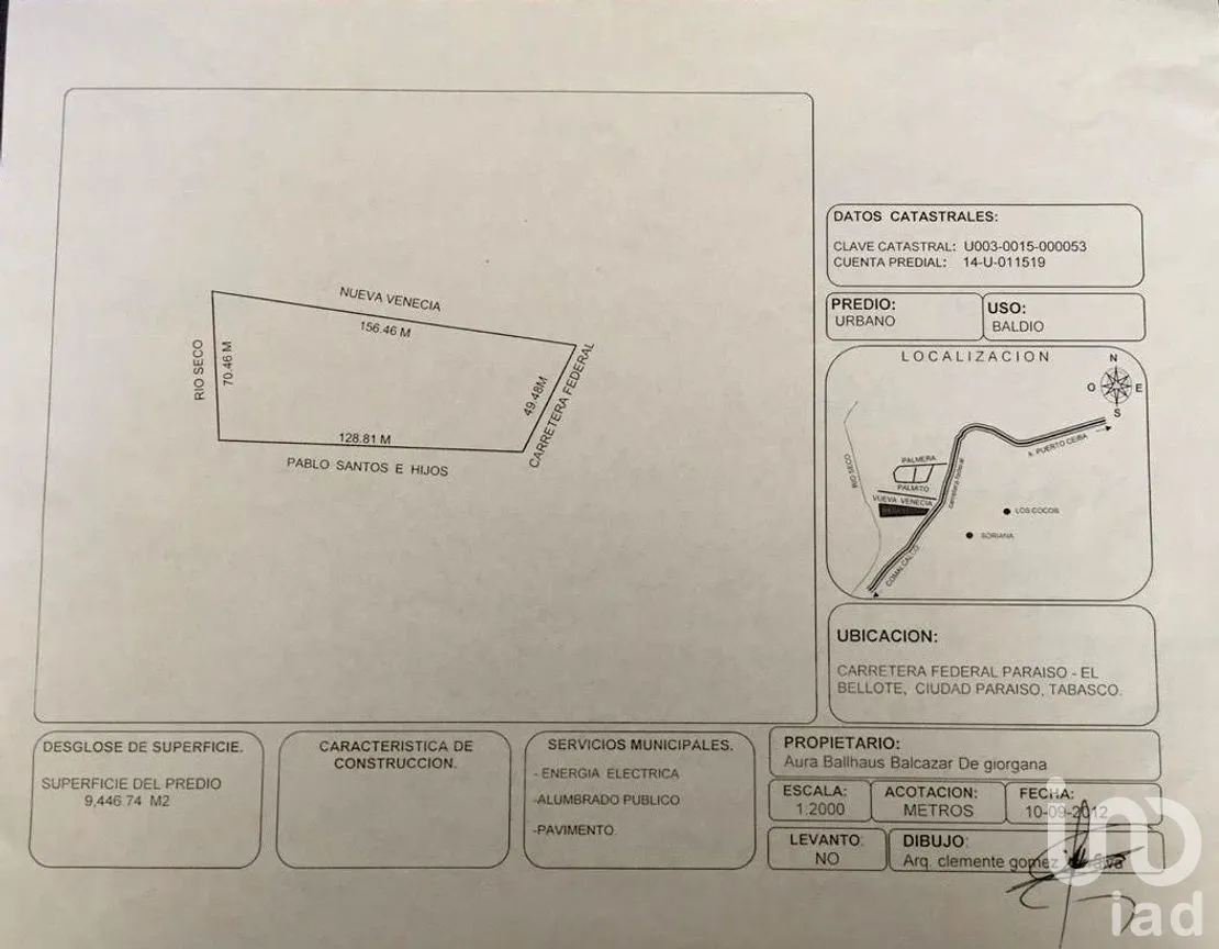 Terreno en Renta en La Ceiba, Paraíso, Tabasco | NEX-278397 | iad México | Foto 10 de 10