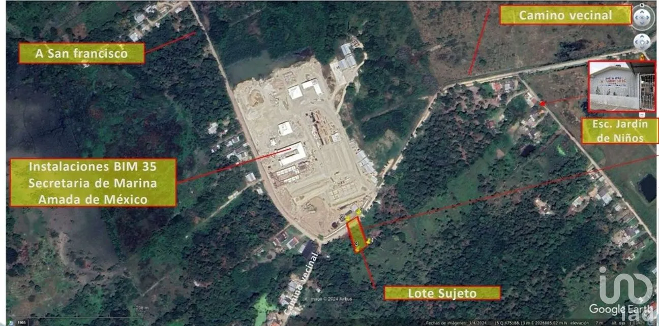 Terreno en Venta en Occidente (San Francisco), Paraíso, Tabasco | NEX-278448 | iad México | Foto 2 de 7
