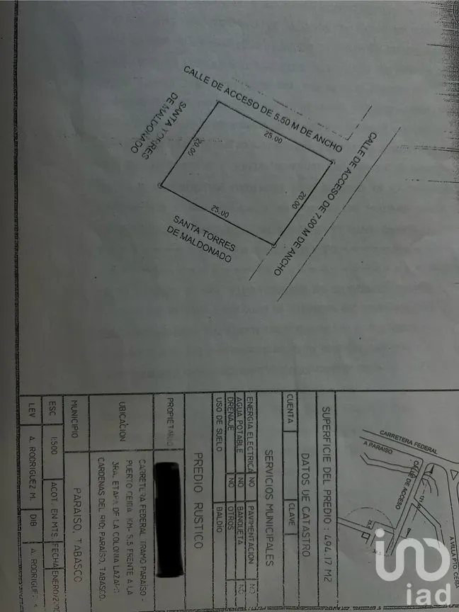 Terreno en Venta en Petrolera, Paraíso, Tabasco | NEX-278475 | iad México | Foto 6 de 6