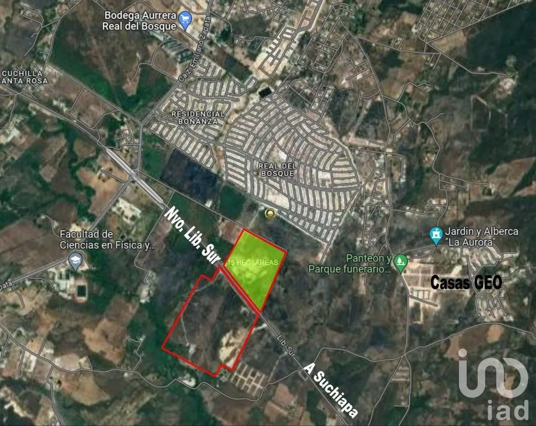 Terreno en Venta en Loma Bonita, Tuxtla Gutiérrez, Chiapas | NEX-266987 | iad México | Foto 5 de 5