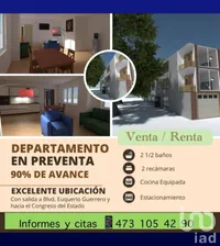 NEX-230172 - Departamento en Venta, con 2 recamaras, con 2 baños en Marfil Centro, CP 36250, Guanajuato.