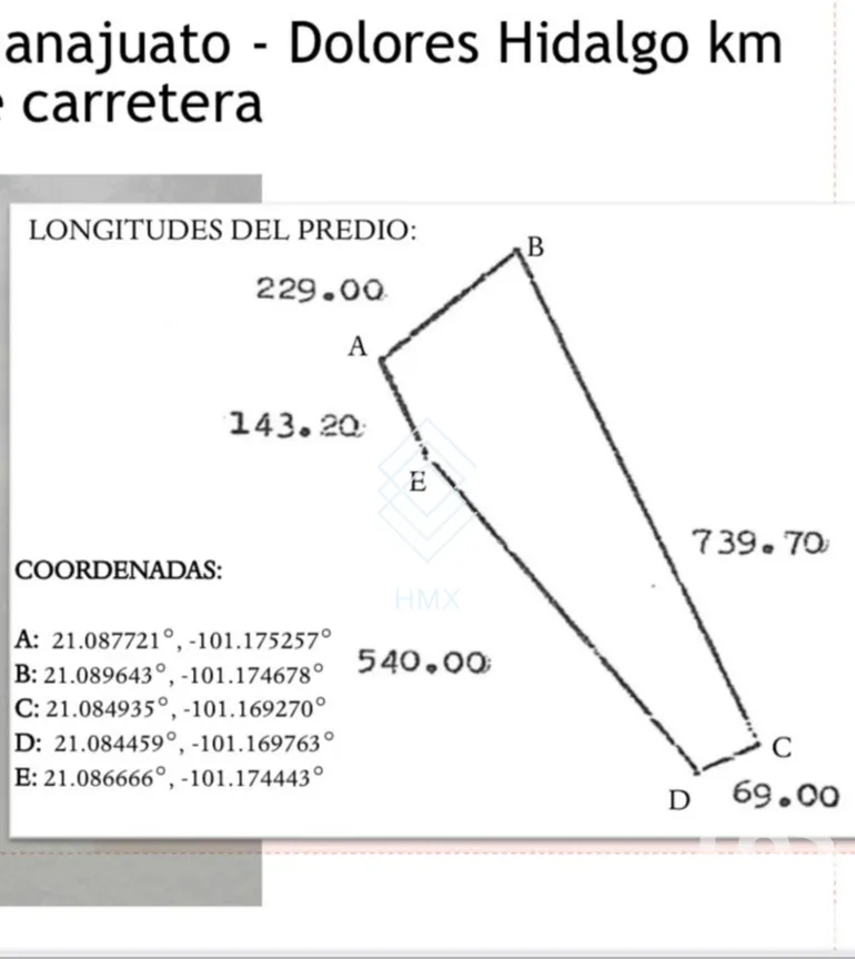 Terreno en Venta en Santa Rosa de Lima, Guanajuato, Guanajuato | NEX-230176 | iad México | Foto 2 de 5