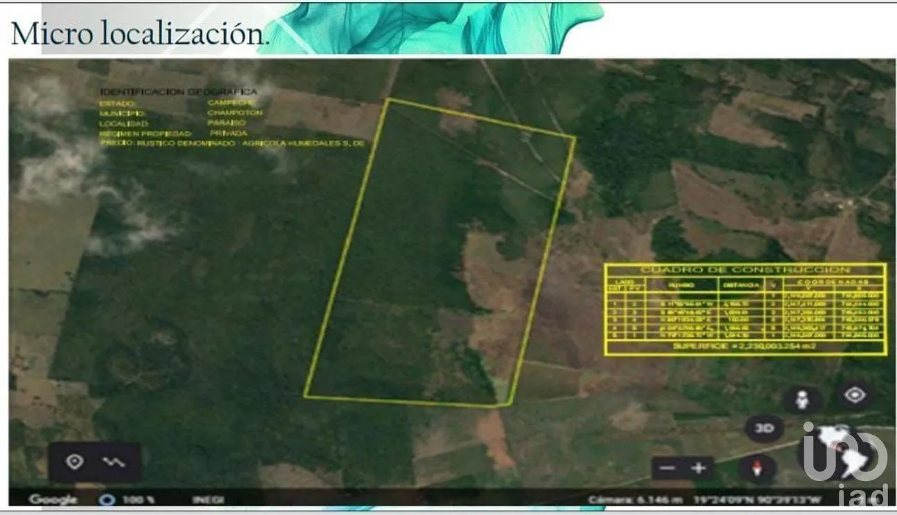 Terreno en Venta en Champotón Centro, Champotón, Campeche | NEX-275231 | iad México | Foto 4 de 8