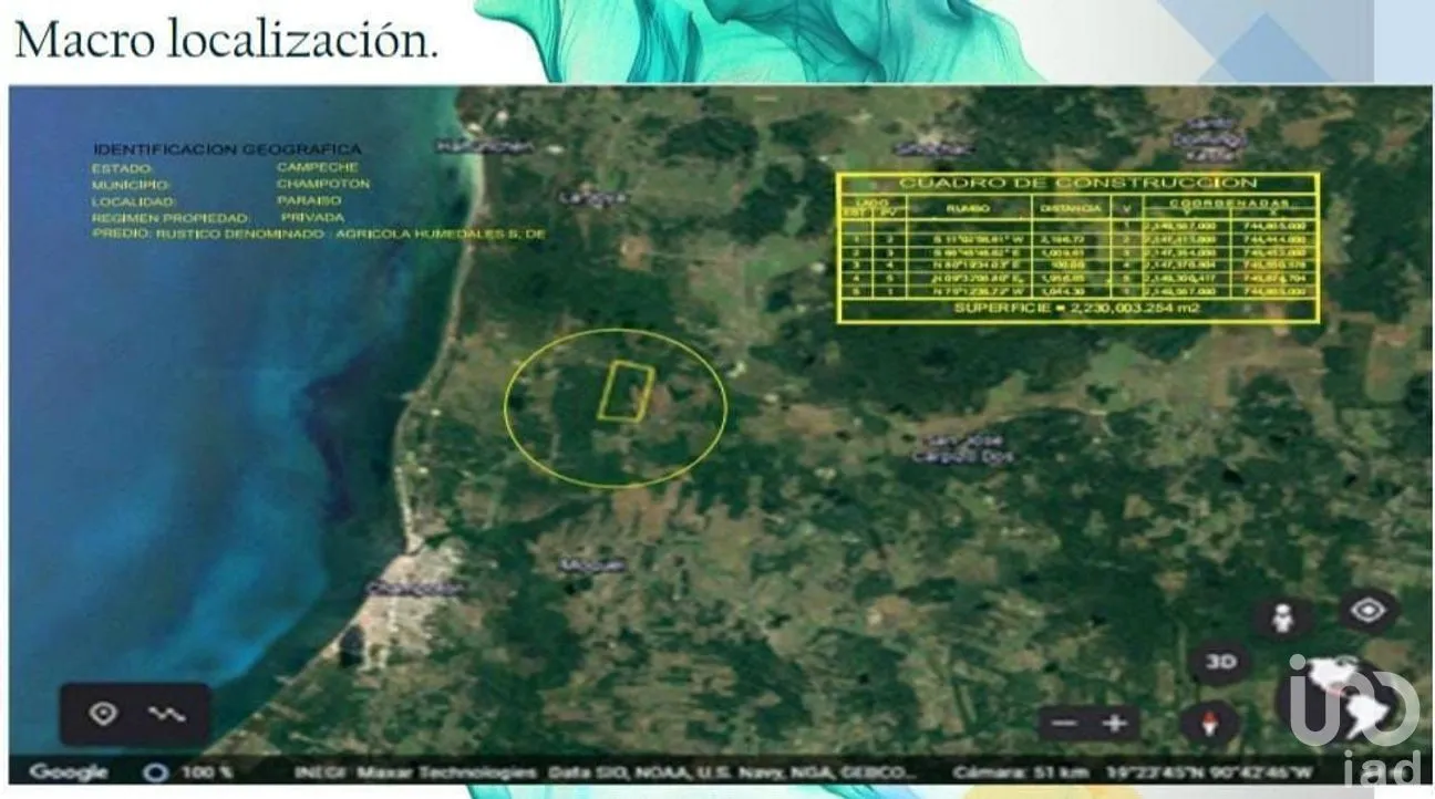 Terreno en Venta en Champotón Centro, Champotón, Campeche | NEX-275231 | iad México | Foto 8 de 8