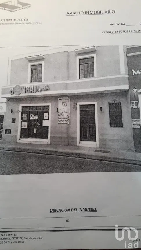 Casa en Venta en Mérida Centro, Mérida, Yucatán | NEX-275233 | iad México | Foto 1 de 4