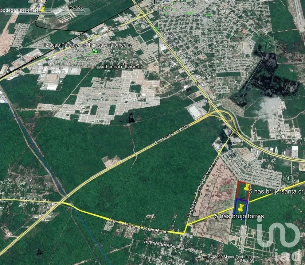 Terreno en Venta en Santa Cruz Palomeque, Mérida, Yucatán | NEX-275237 | iad México | Foto 3 de 3