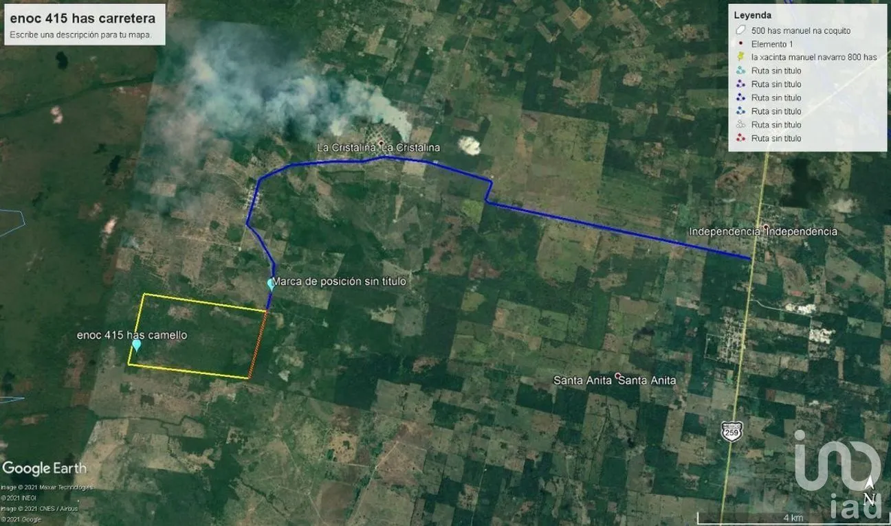 Terreno en Venta en Ignacio Zaragoza, Campeche, Campeche | NEX-275252 | iad México | Foto 6 de 6