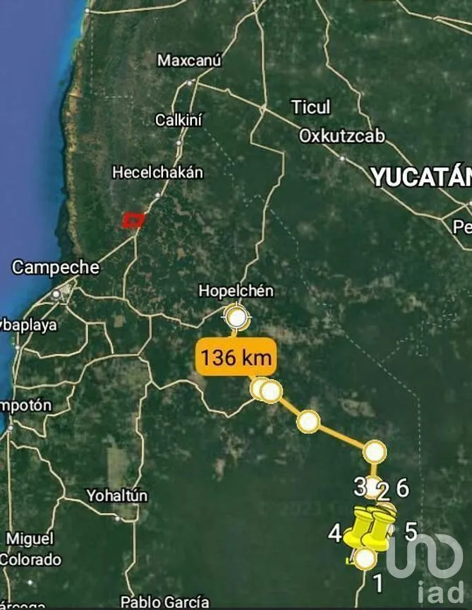 Terreno en Venta en Xpujil, Calakmul, Campeche | NEX-275265 | iad México | Foto 9 de 11