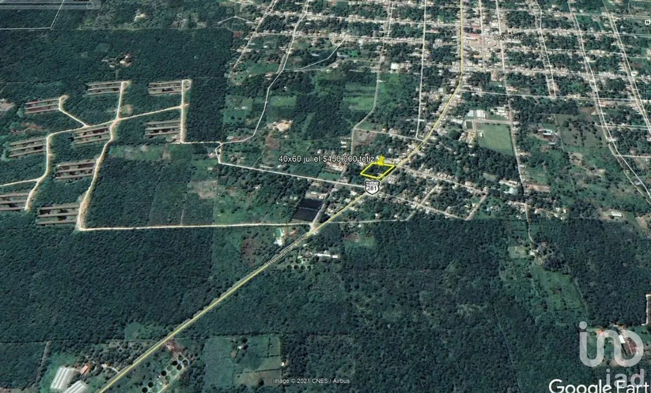 Terreno en Venta en Tetiz, Tetiz, Yucatán | NEX-275273 | iad México | Foto 3 de 7