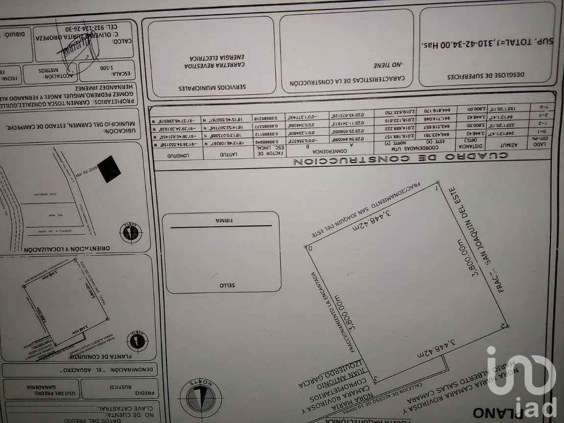 Terreno en Venta en Emiliano Zapata, Carmen, Campeche | NEX-275304 | iad México | Foto 4 de 5