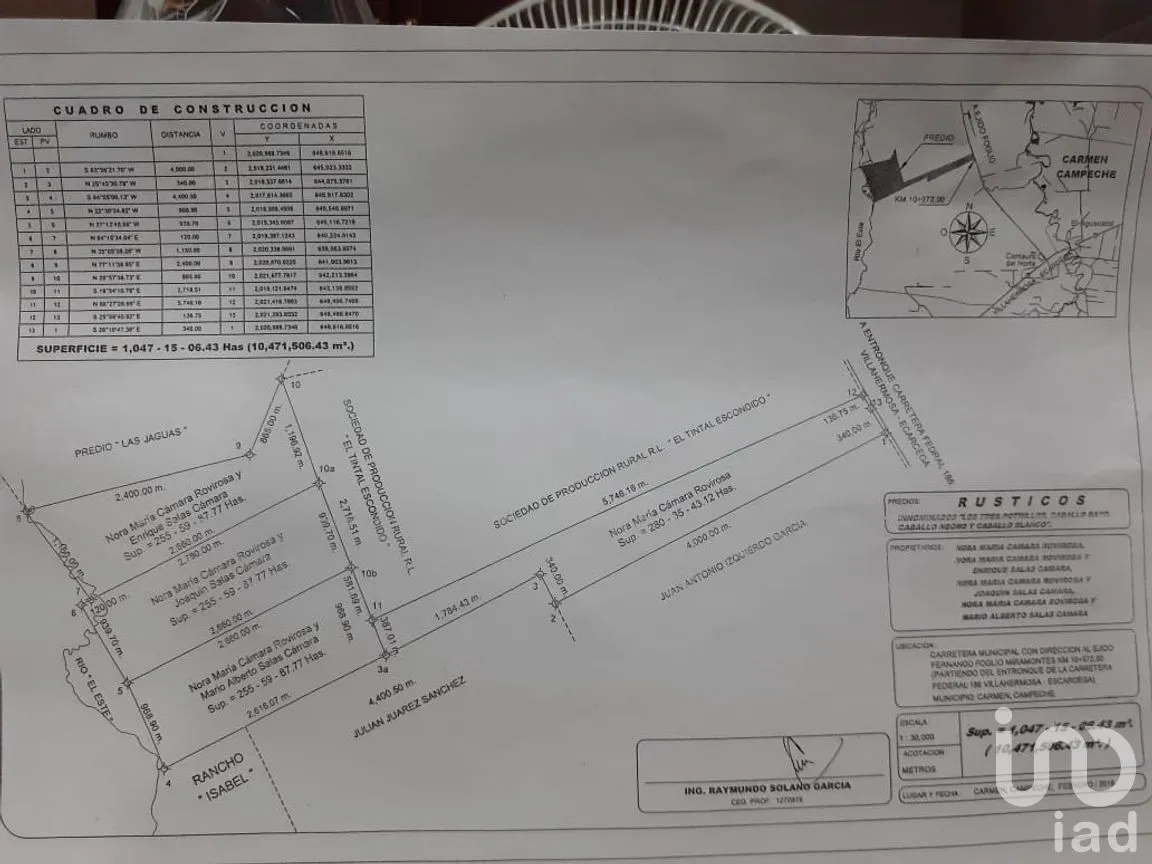 Terreno en Venta en Emiliano Zapata, Carmen, Campeche | NEX-275304 | iad México | Foto 5 de 5