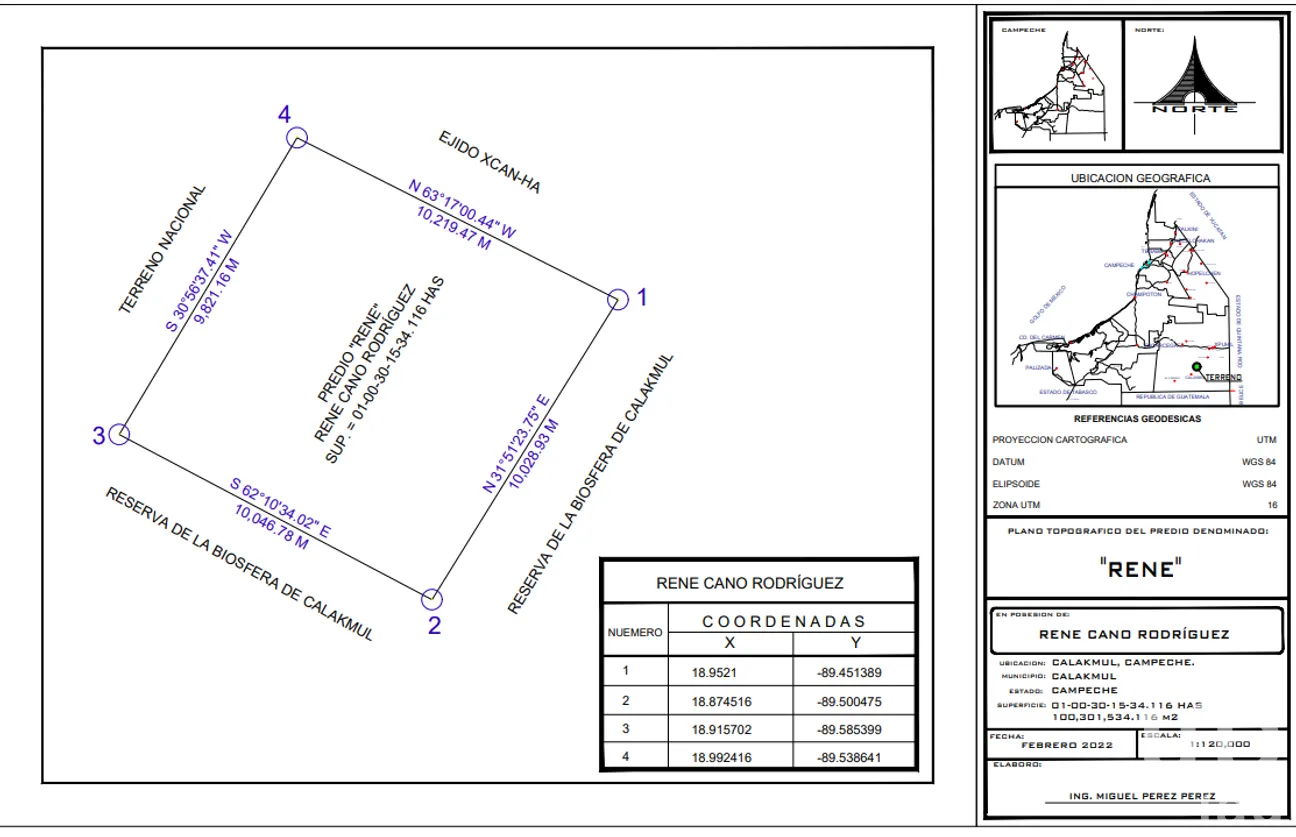 Terreno en Venta en Xpujil, Calakmul, Campeche | NEX-275333 | iad México | Foto 5 de 5