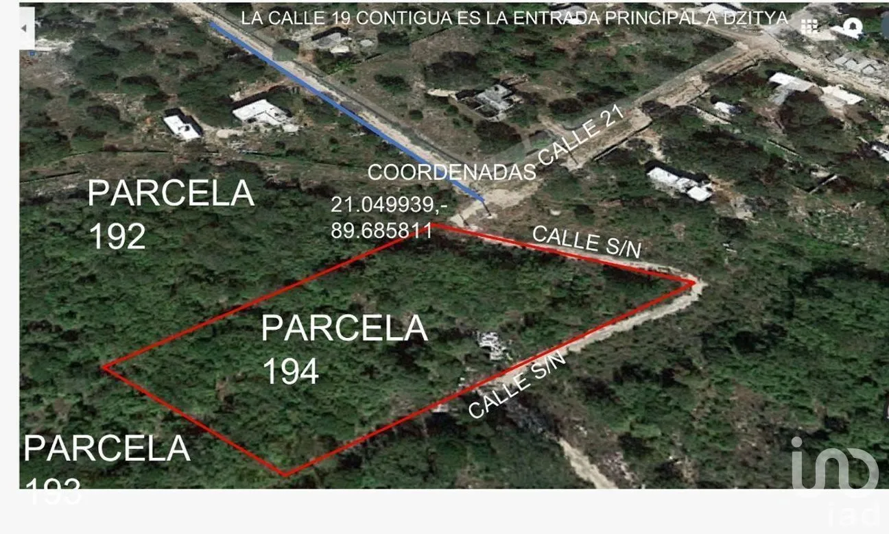 Terreno en Venta en Dzityá, Mérida, Yucatán | NEX-275360 | iad México | Foto 3 de 4