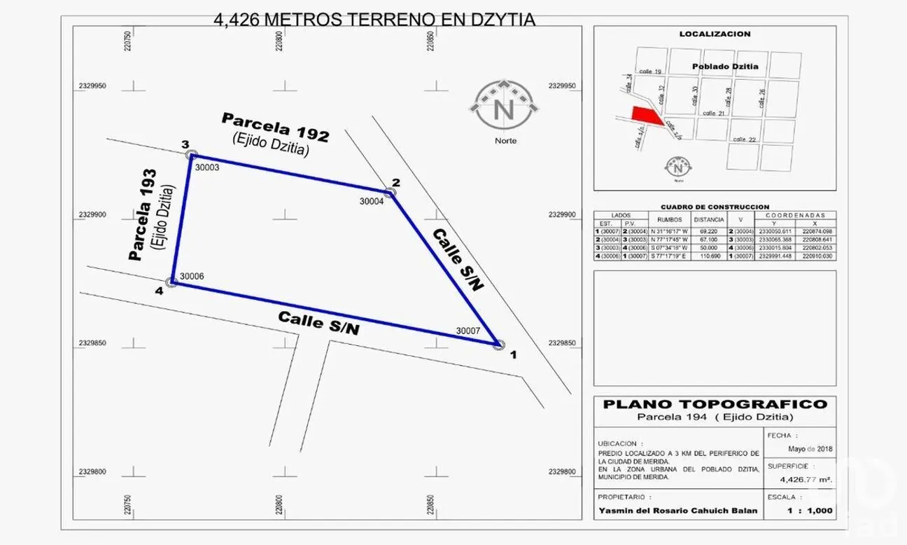 Terreno en Venta en Dzityá, Mérida, Yucatán | NEX-275360 | iad México | Foto 4 de 4