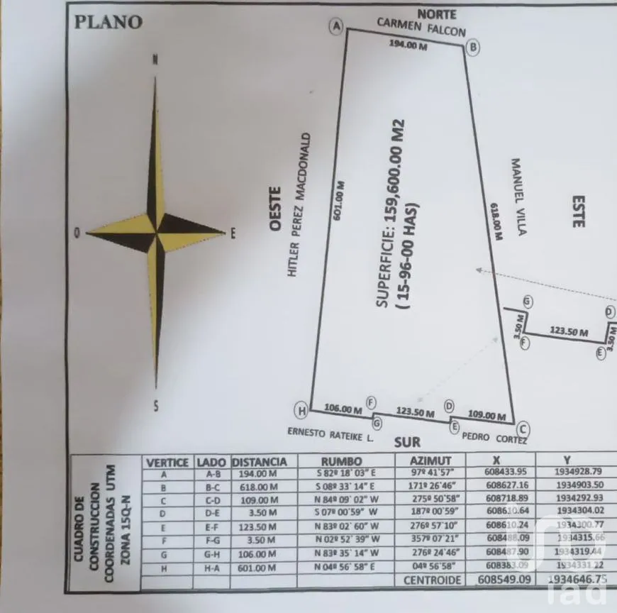 Terreno en Venta en Palenque Centro, Palenque, Chiapas | NEX-275424 | iad México | Foto 1 de 2