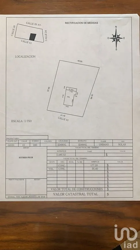 Terreno en Venta en Izamal, Izamal, Yucatán | NEX-275431 | iad México | Foto 1 de 3