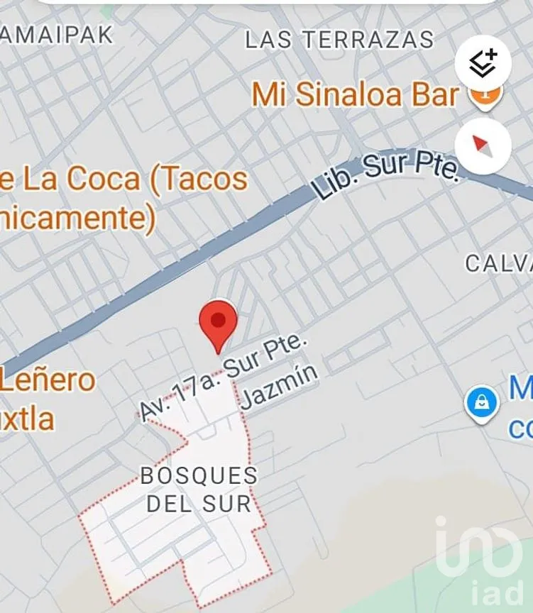 Terreno en Venta en Bosques del Sur, Tuxtla Gutiérrez, Chiapas | NEX-288798 | iad México | Foto 13 de 13