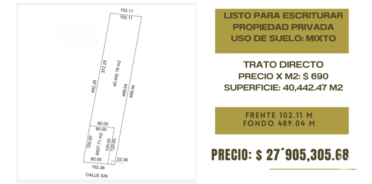 Terreno en Venta en Motul de Carrillo Puerto Centro, Motul, Yucatán | NEX-279507 | iad México | Foto 1 de 2
