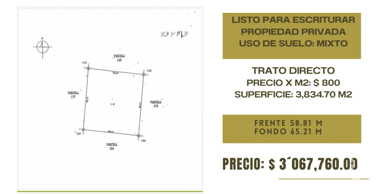 Terreno en Venta en Sitpach, Mérida, Yucatán | NEX-279514 | iad México | Foto 1 de 2