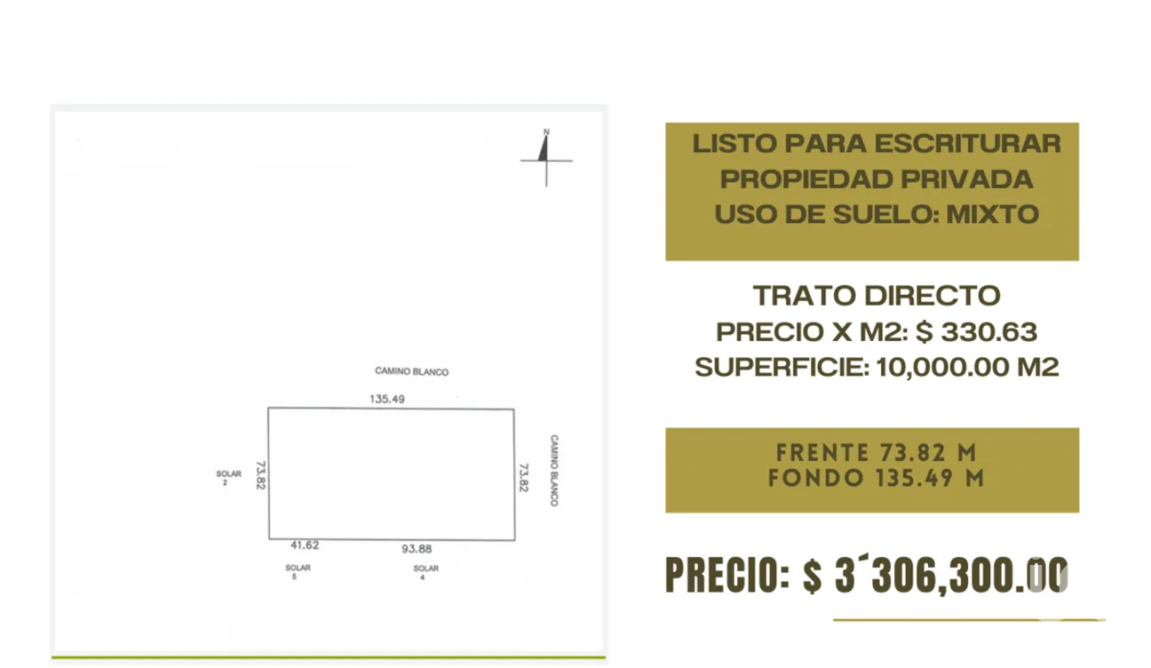 Terreno en Venta en Tixkuncheil, Baca, Yucatán | NEX-279515 | iad México | Foto 1 de 2