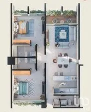 NEX-279601 - Departamento en Venta, con 2 recamaras, con 2 baños, con 125 m2 de construcción en Residencial Colonia México, CP 97128, Yucatán.