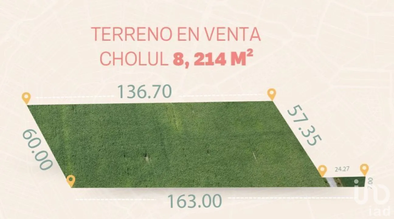 Terreno en Venta en Cholul, Mérida, Yucatán | NEX-279734 | iad México | Foto 1 de 4