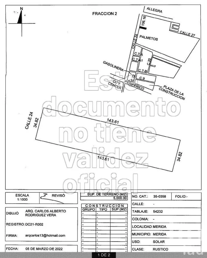 Terreno en Venta en Cabo Norte, Mérida, Yucatán | NEX-289140 | iad México | Foto 3 de 3