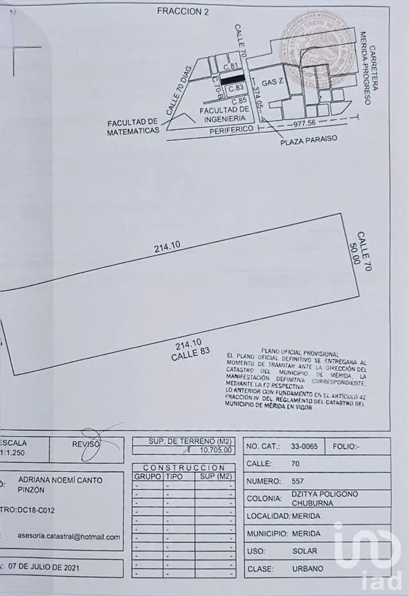 Terreno en Venta en Dzityá, Mérida, Yucatán | NEX-289223 | iad México | Foto 1 de 2