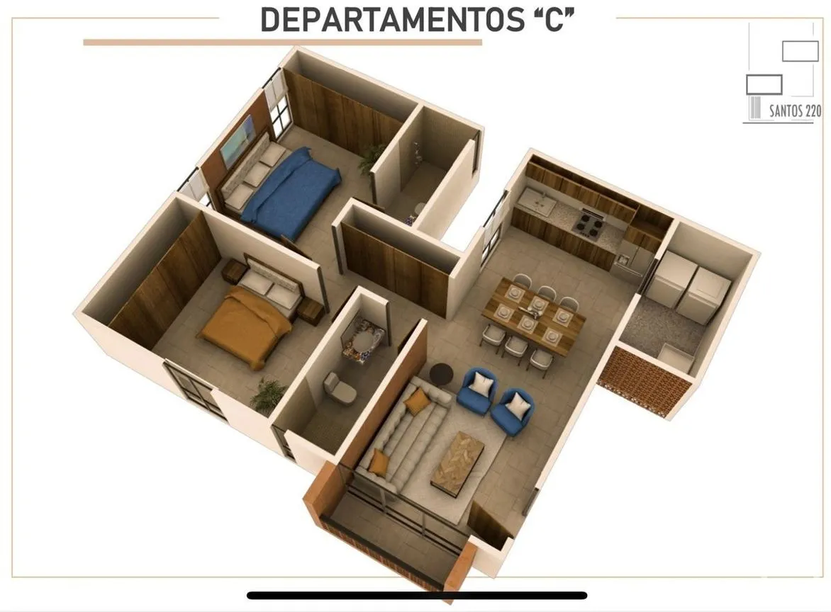 Departamento en Venta en Tequisquiapan, San Luis Potosí, San Luis Potosí | NEX-228325 | iad México | Foto 9 de 14