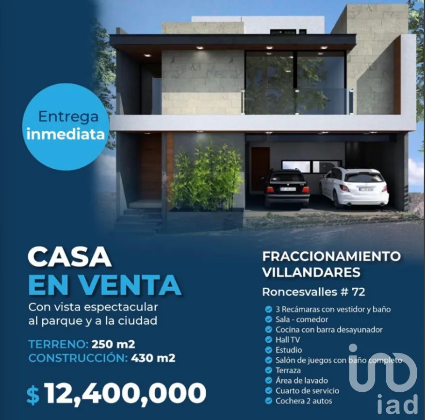 Casa en Venta en Privadas del Pedregal, San Luis Potosí, San Luis Potosí | NEX-267939 | iad México | Foto 1 de 1
