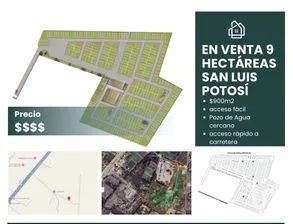 NEX-270374 - Terreno en Venta en Del Sol, CP 78390, San Luis Potosí.