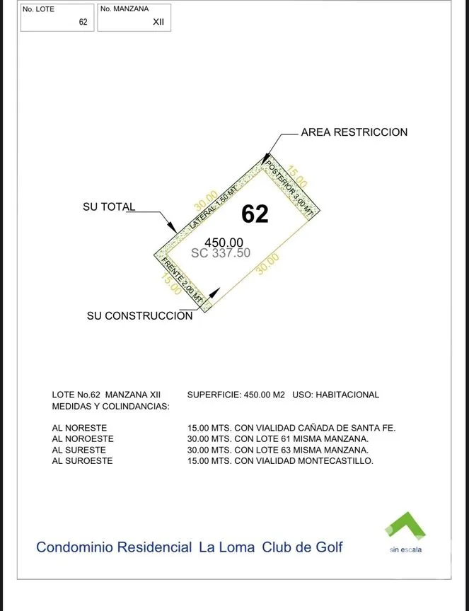 Terreno en Venta en Lomas del Tecnológico, San Luis Potosí, San Luis Potosí | NEX-273688 | iad México | Foto 1 de 2