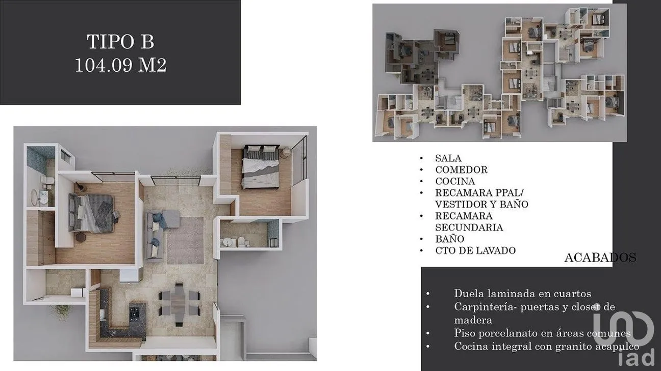 Departamento en Venta en Loma Alta, San Luis Potosí, San Luis Potosí | NEX-289342 | iad México | Foto 11 de 19