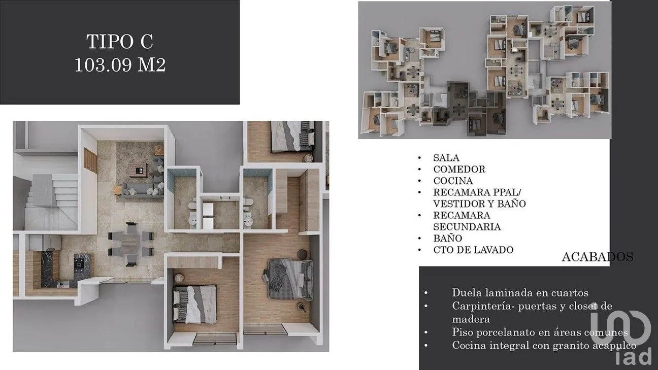 Departamento en Venta en Loma Alta, San Luis Potosí, San Luis Potosí | NEX-289342 | iad México | Foto 12 de 19