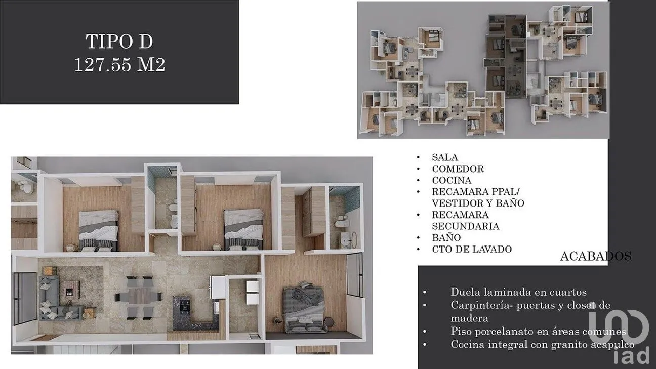 Departamento en Venta en Loma Alta, San Luis Potosí, San Luis Potosí | NEX-289342 | iad México | Foto 13 de 19