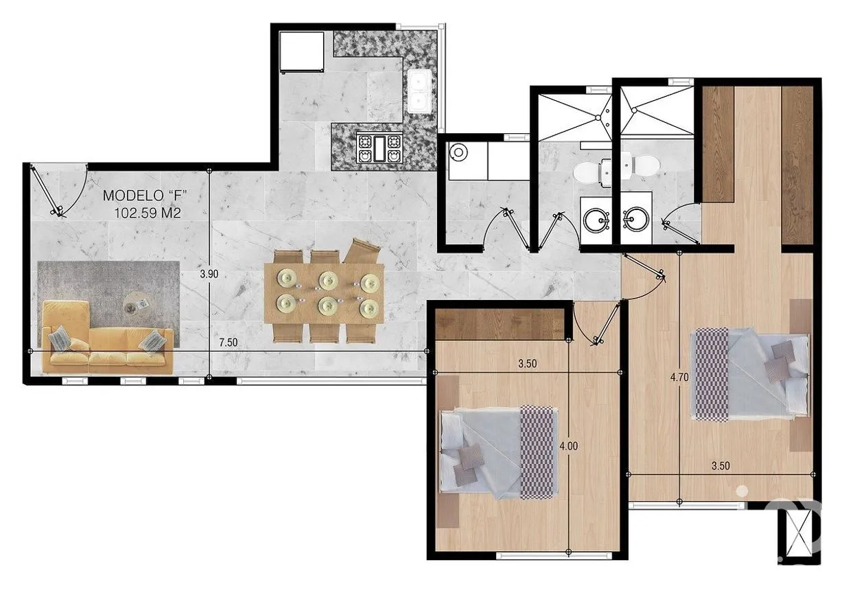 Departamento en Venta en Tequisquiapan, San Luis Potosí, San Luis Potosí | NEX-290337 | iad México | Foto 14 de 14