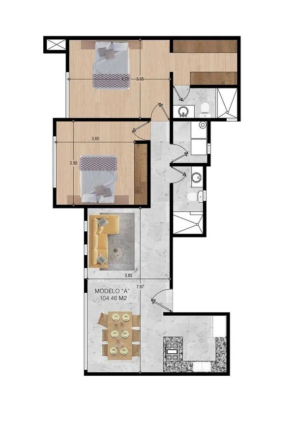 Departamento en Venta en Tequisquiapan, San Luis Potosí, San Luis Potosí | NEX-290337 | iad México | Foto 8 de 14