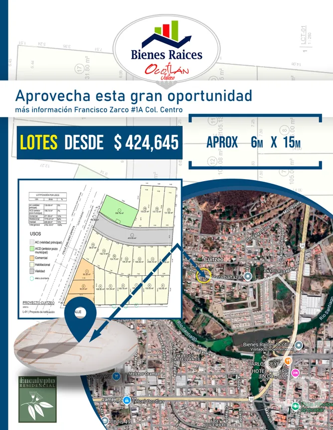 Terreno en Venta en Cuitzeo, Poncitlán, Jalisco | NEX-271320 | iad México | Foto 3 de 6