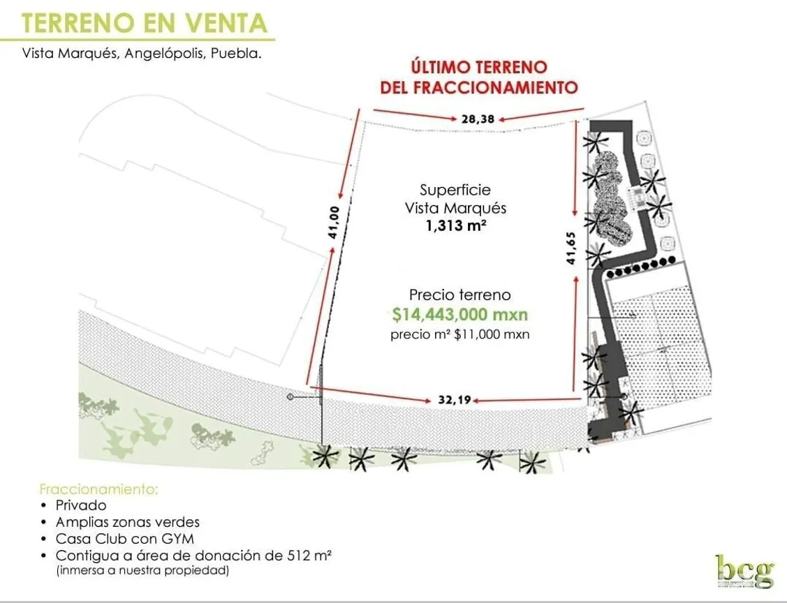 Terreno en Venta en Lomas de Angelópolis, San Andrés Cholula, Puebla | NEX-266639 | iad México | Foto 3 de 3