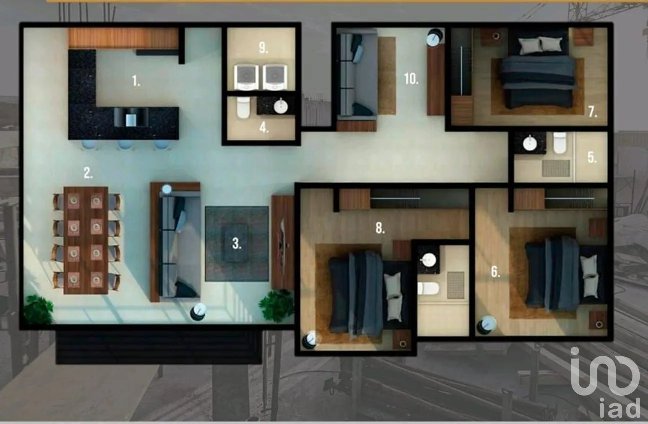 Departamento en Venta en Lomas de Angelópolis, San Andrés Cholula, Puebla | NEX-266645 | iad México | Foto 2 de 6
