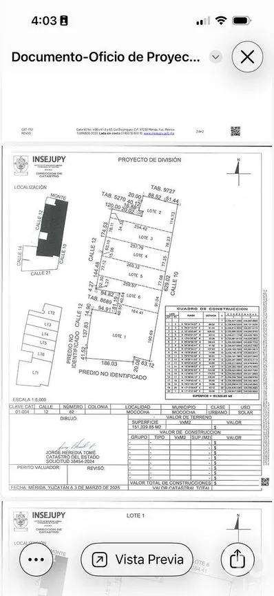 Terreno en Venta en Mococha, Mocochá, Yucatán | NEX-293978 | iad México | Foto 5 de 5