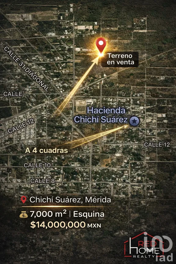 Terreno en Venta en Chichi Suárez, Mérida, Yucatán | NEX-291414 | iad México | Foto 2 de 9