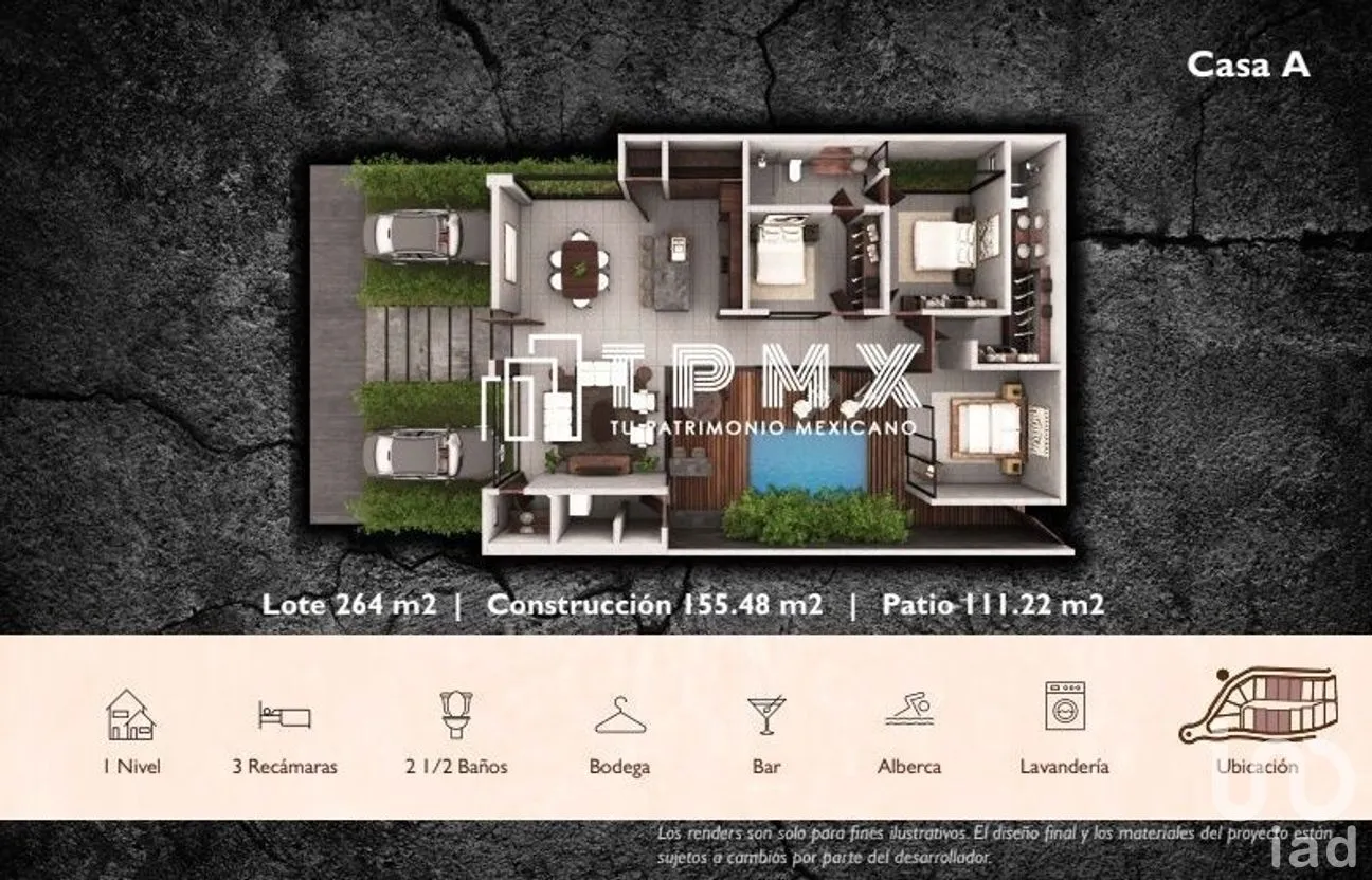 Casa en Venta en Akumal, Tulum, Quintana Roo | NEX-267069 | iad México | Foto 4 de 5