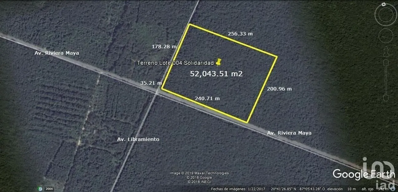 Terreno en Venta en Playa del Carmen, Solidaridad, Quintana Roo | NEX-226802 | iad México | Foto 1 de 6