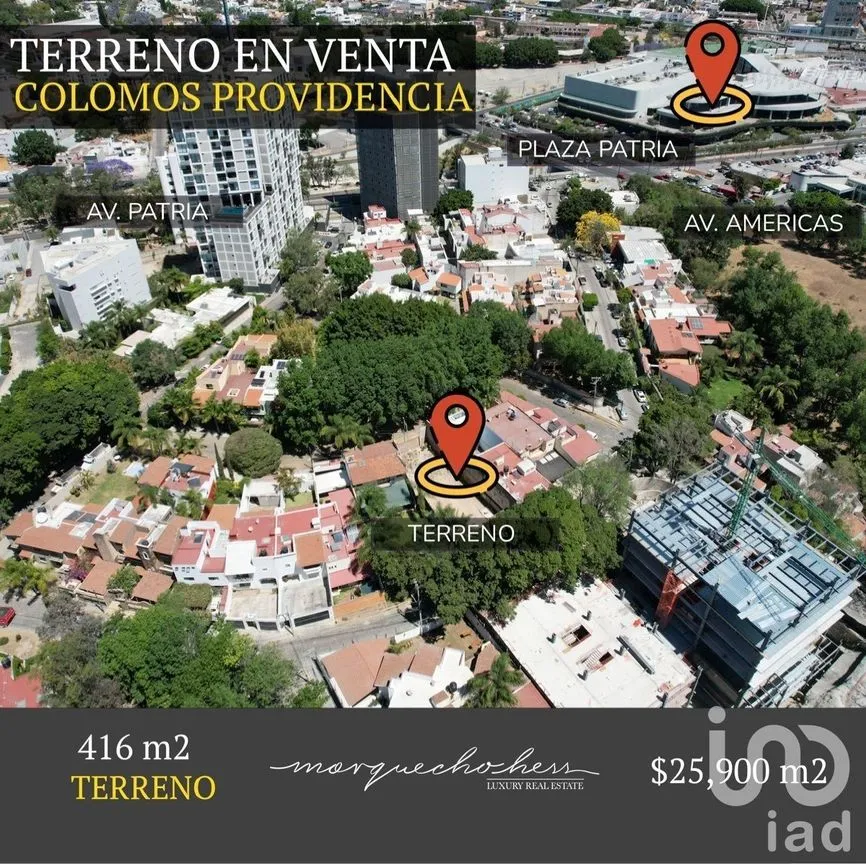 Terreno en Venta en Colomos Providencia, Guadalajara, Jalisco | NEX-229277 | iad México | Foto 5 de 13