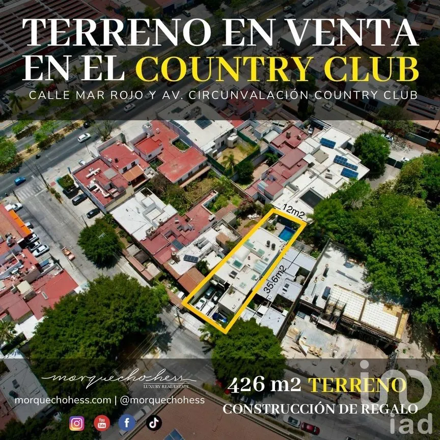 Terreno en Venta en Country Club, Guadalajara, Jalisco | NEX-270201 | iad México | Foto 2 de 26